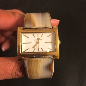 Anne Klein Resin Bangle Bracelet